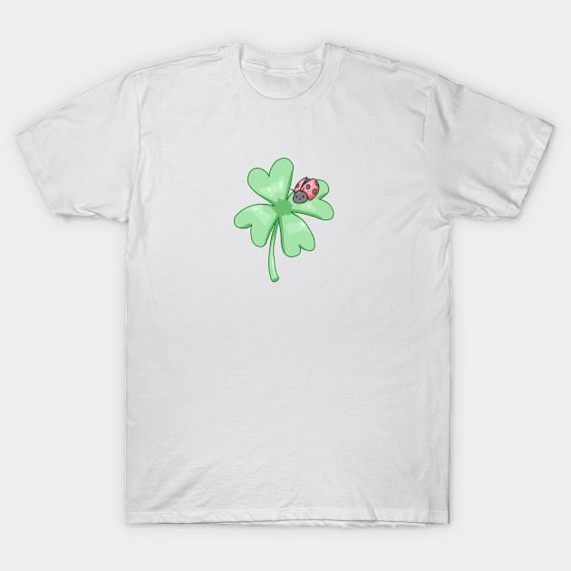 4-Leaf Clover T-Shirt by RMC-Doodles